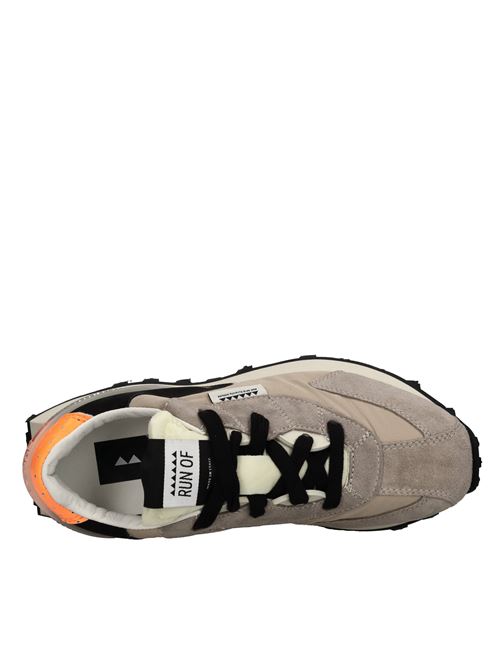 Sneakers modello IBERICA camoscio e tessuto RUN OF | IBERICA WBEIGE-GRIGIO-NERO-ARANCIO